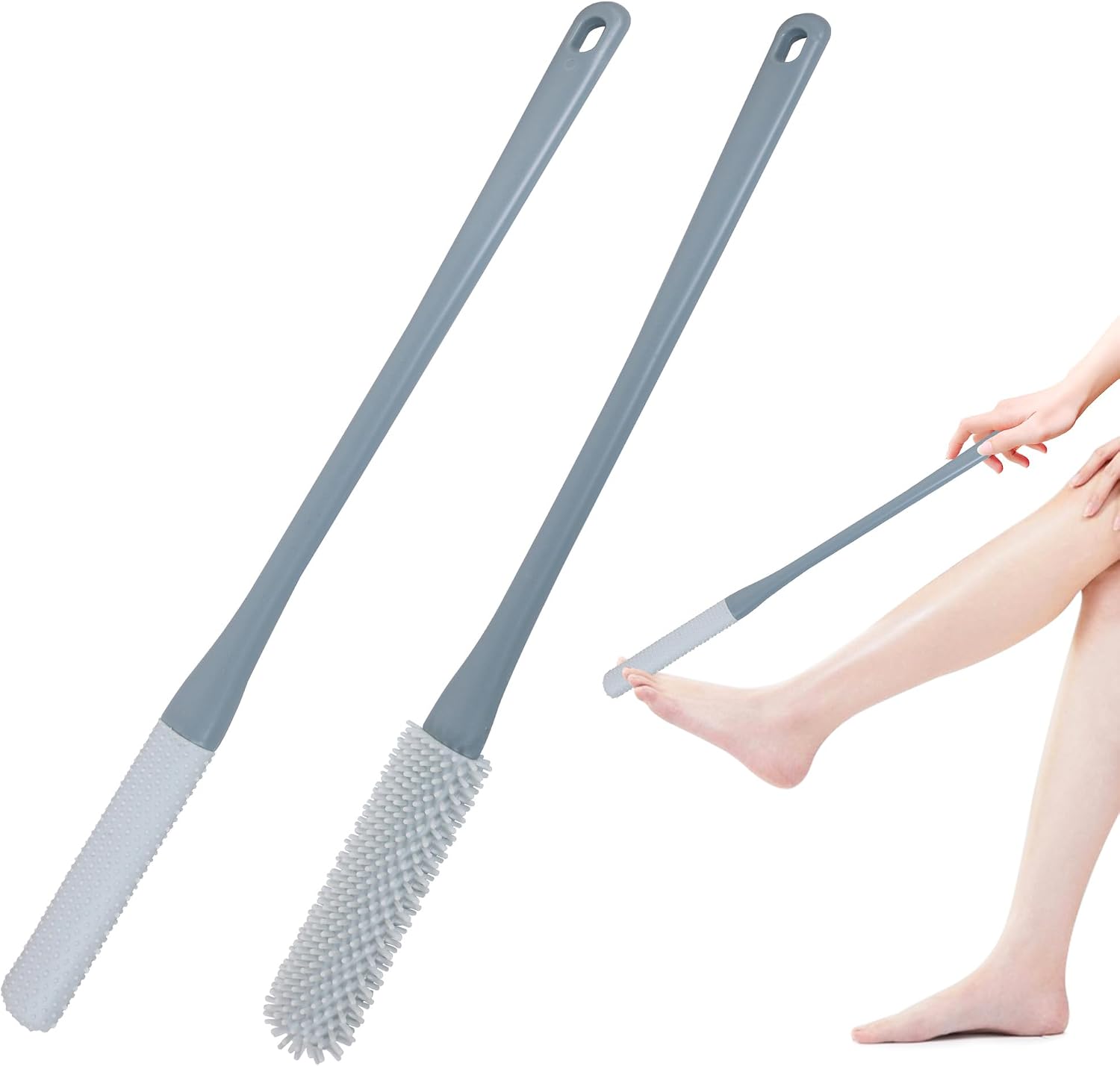 🦶Long‑Handle Silicone Foot Cleaning Brush