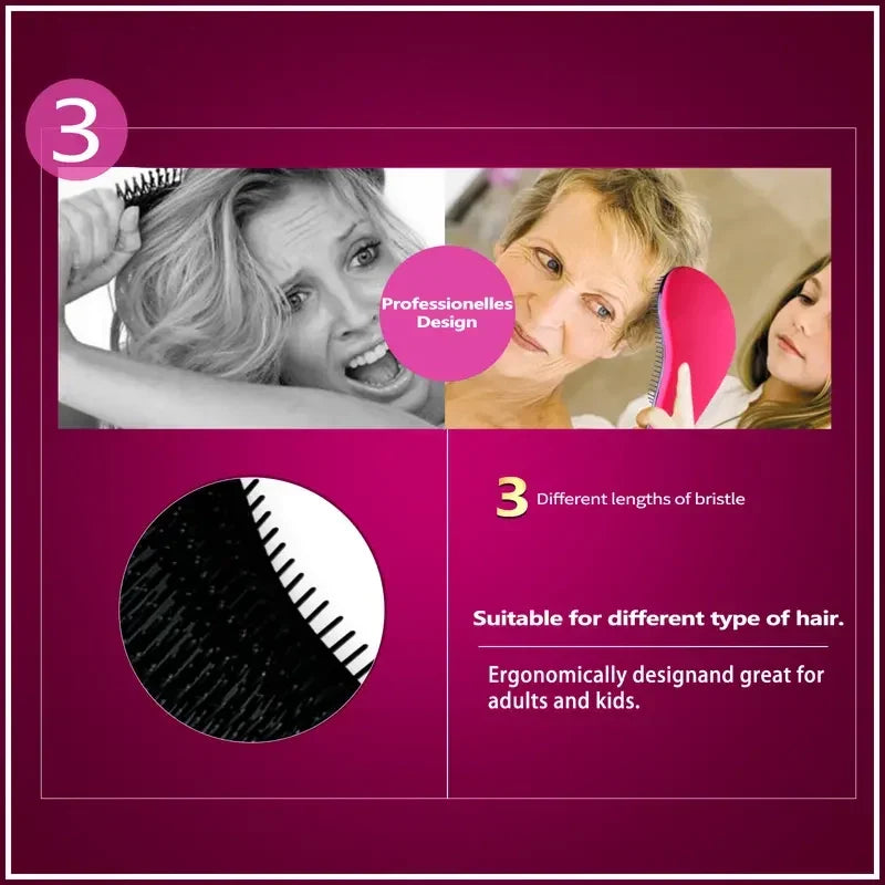 ✨ Detangling Brush – Effortless Hair Detangling for the Whole Family