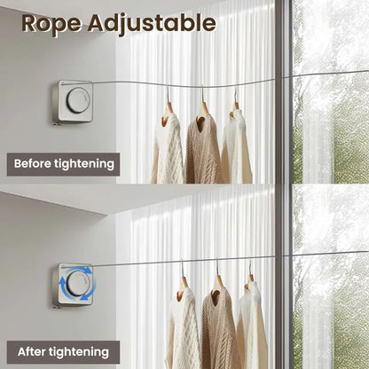 Retractable Clothesline (Suitable for Indoor/Outdoor Use)