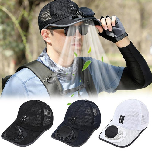 🧢2026 Pro Outdoor Cooling Hat: Dual-Power Fan Cap