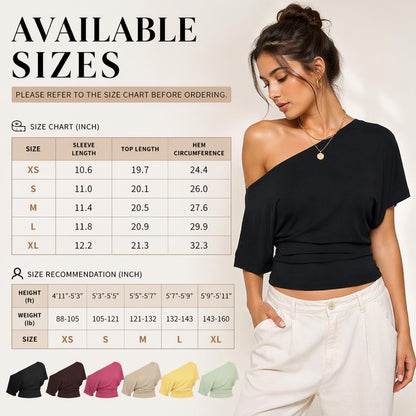 Women's Off-Shoulder Slim Fit Crop Top