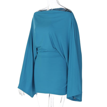 Women Spring Autumn Long Sleeve Party Club Evening Bodycon Mini Dress