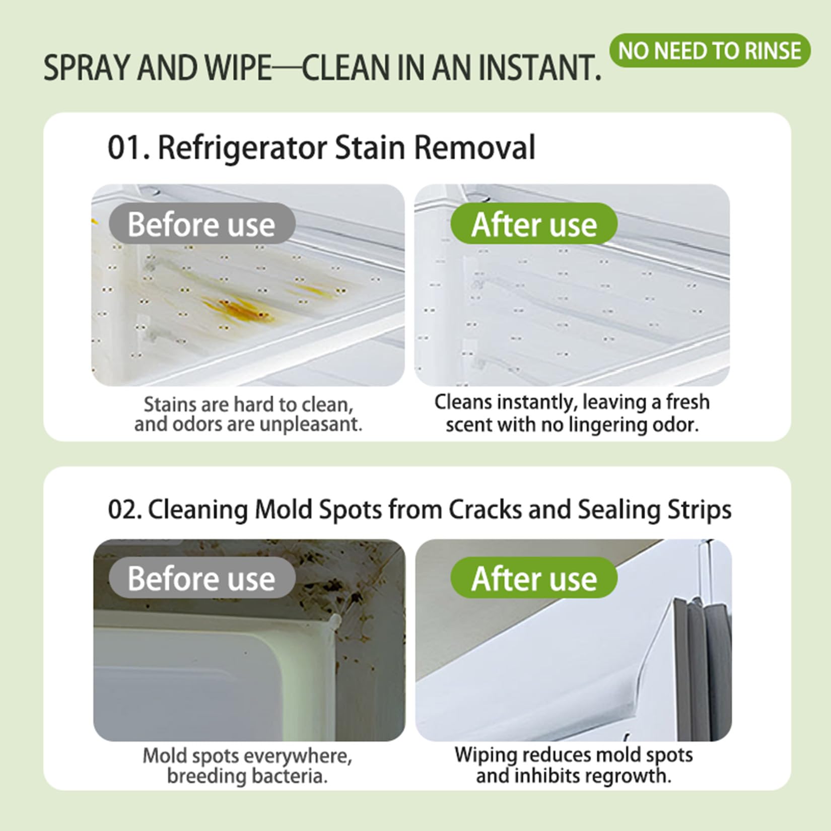 ✨FlyCleanse Natural Enzyme Kitchen Degreaser Spray, Multi‑Purpose Stain & Odor Remover