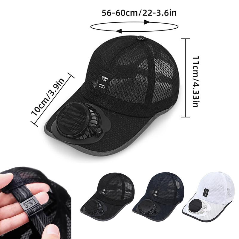 🧢2026 Pro Outdoor Cooling Hat: Dual-Power Fan Cap