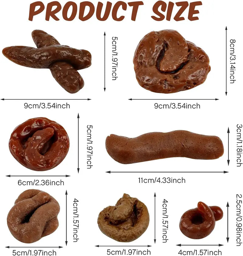 Fake Poop Realistic Prank Poop Props