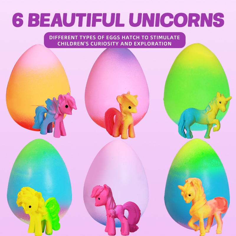 🔥Hot Sale –6 Pack Hatching Growing Unicorn Eggs