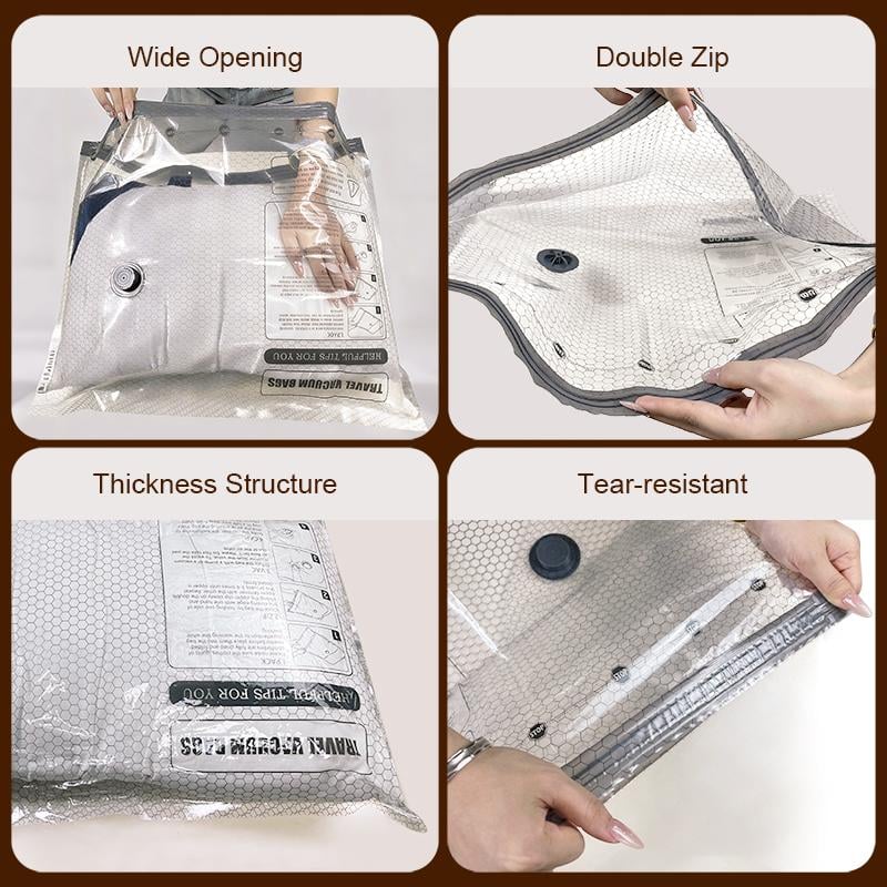 🔥 Cordless Travel Vacuum Bag Set