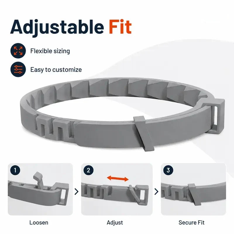 Adjustable Fresh-Scent Dog Collar Set (3 PCS) – Lightweight & Comfortable for Large Dogs