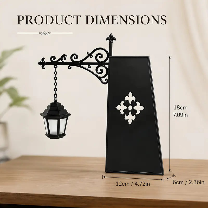 Library Lantern – Miniature Hanging Bookshelf Lamp, Warm LED Reading Nook Light & Literary Decor