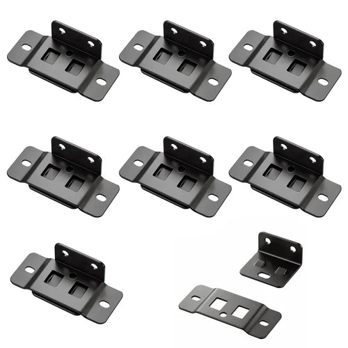 Heavy-Duty Stainless Steel Furniture Corner Bracket Set (8 Pack)