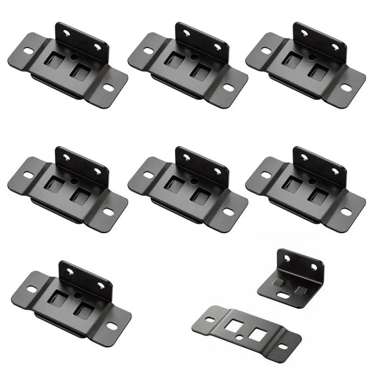Heavy-Duty Stainless Steel Furniture Corner Bracket Set (8 Pack)