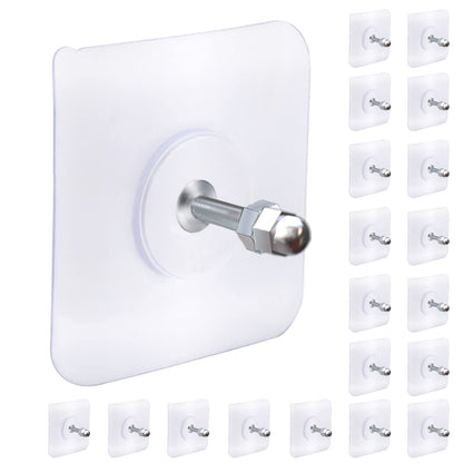 20 Pcs Heavy Duty Adhesive Wall Screws