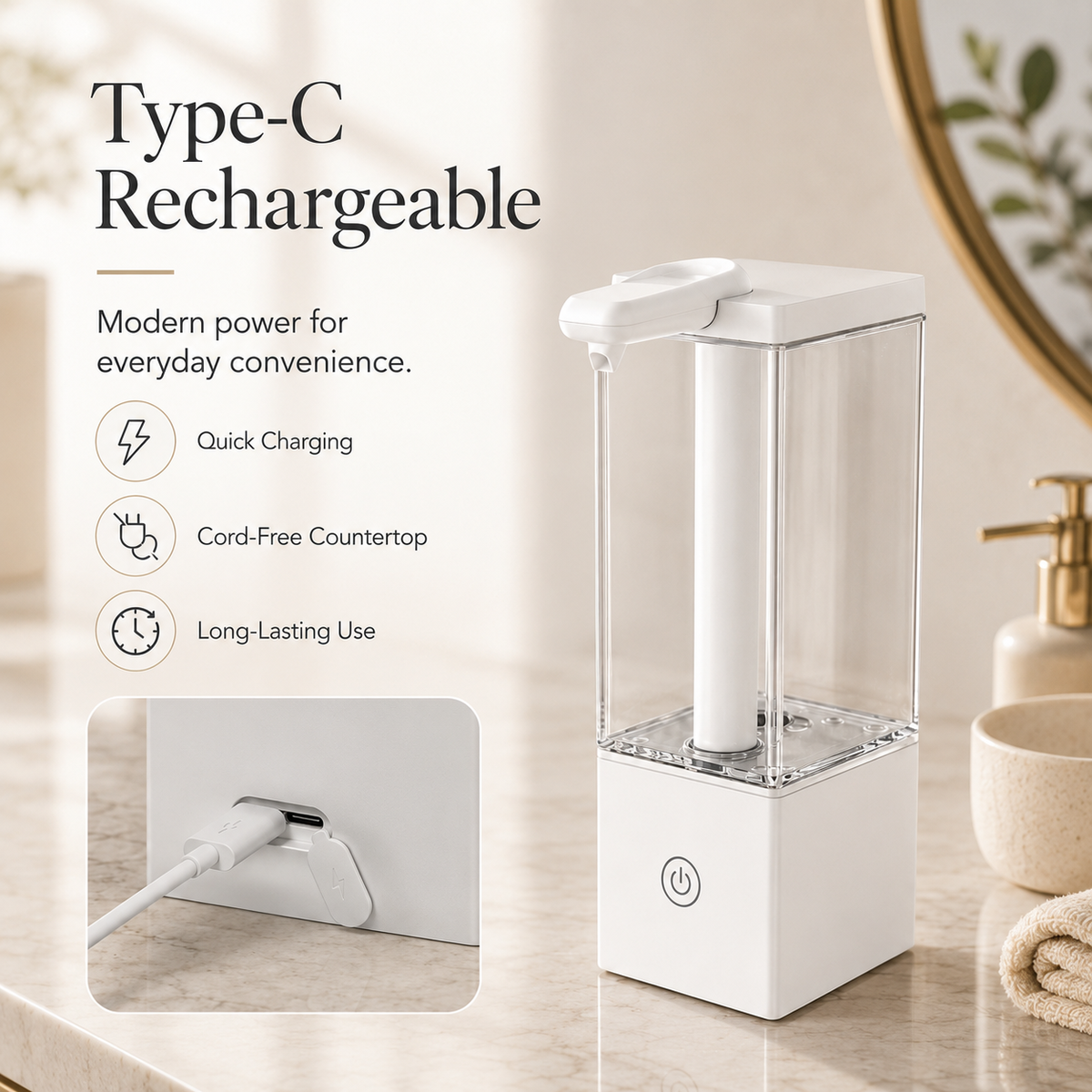 ✨Automatic Soap Dispenser✨Touch-Free. Clean Smarter.