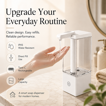 ✨Automatic Soap Dispenser✨Touch-Free. Clean Smarter.