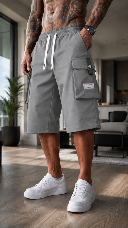 🩳 Men's 3/4 Capri Cargo Shorts