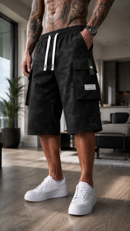 🩳 Men's 3/4 Capri Cargo Shorts