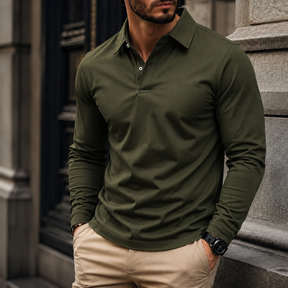 🪐 Men's Slim-Fit Summer Polo Shirt