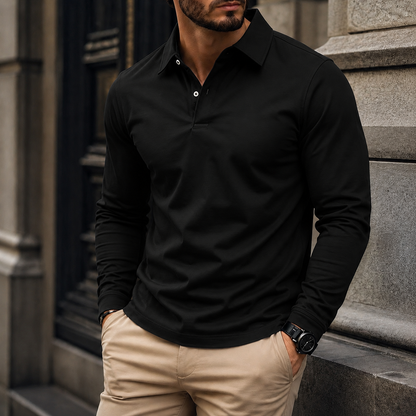 🪐 Men's Slim-Fit Summer Polo Shirt