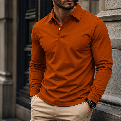 🪐 Men's Slim-Fit Summer Polo Shirt
