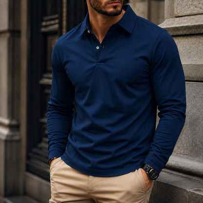 🪐 Men's Slim-Fit Summer Polo Shirt