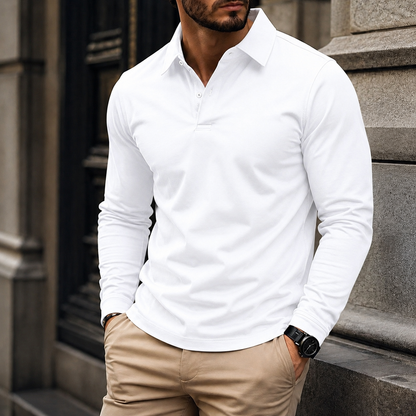 🪐 Men's Slim-Fit Summer Polo Shirt