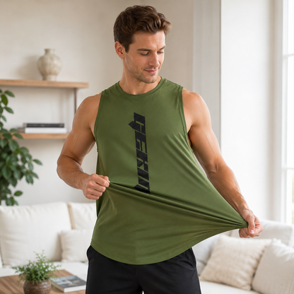 🎽 Men's Wide-Shoulder Training Tank Top