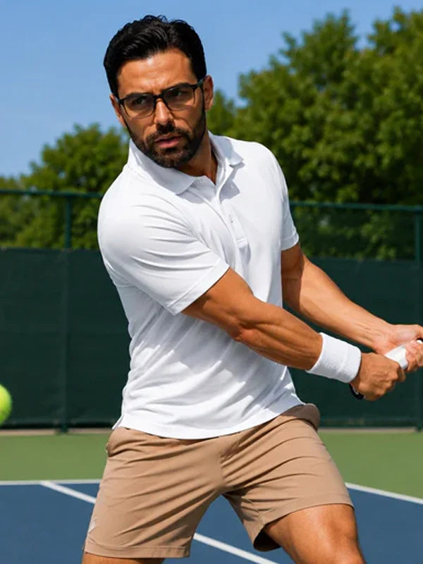 👕 Men's Quick-Dry Performance Polo Shirt | Moisture-Wicking & UPF30+
