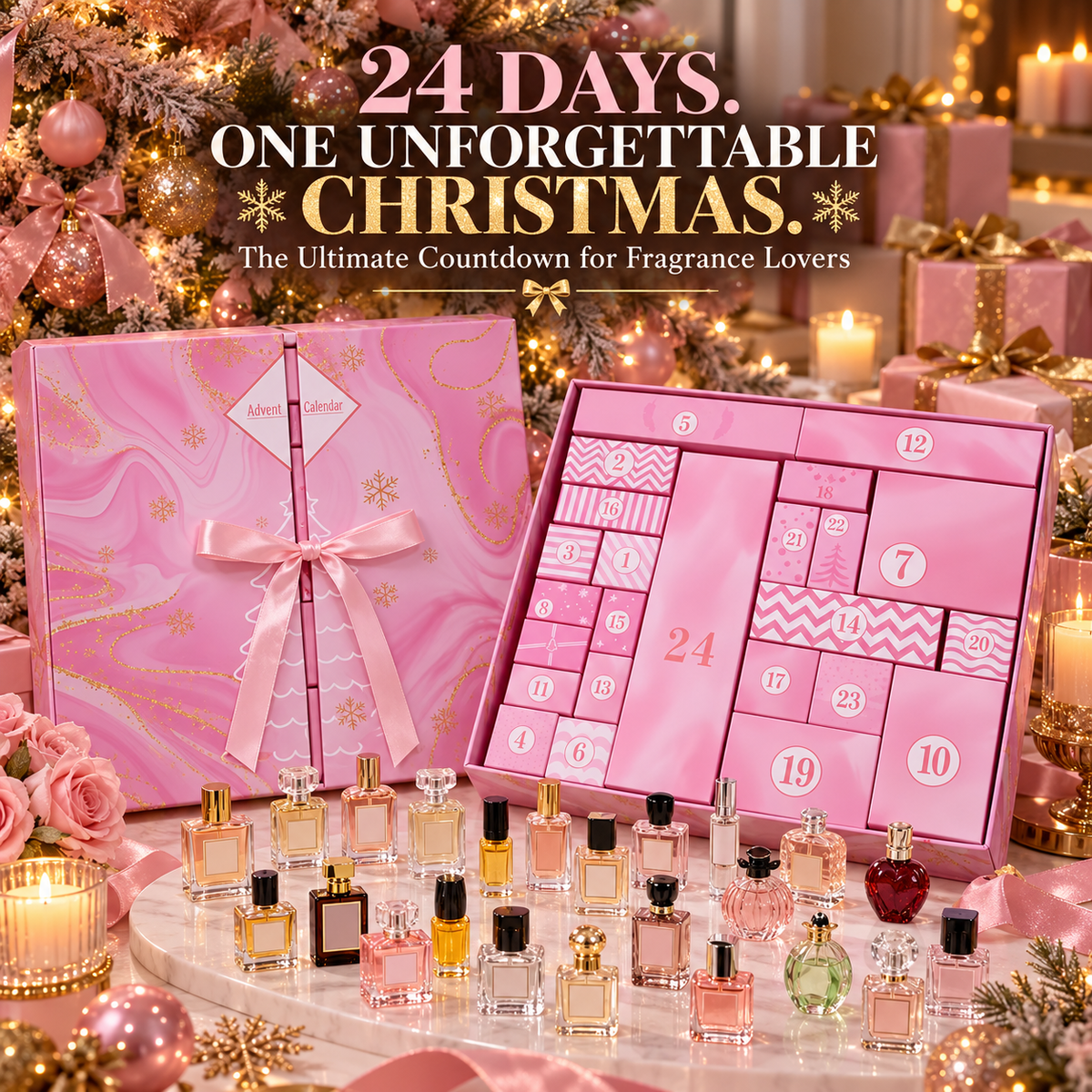 ✨ Fragrance Advent Calendar – 24 Mini Scent Surprises For Her