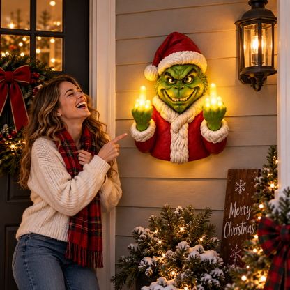 😍Funny Christmas Grinch Wall Lamp