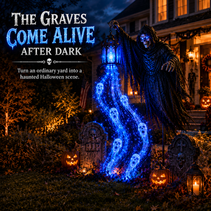 🔥Animated Halloween Soul Harvester Garden Light Collection💀