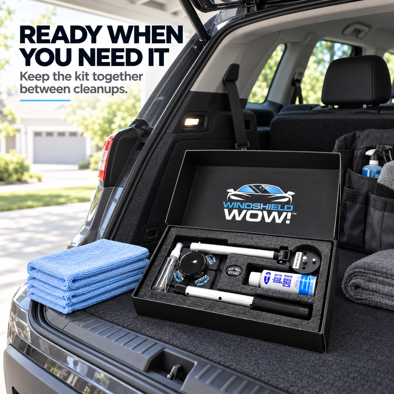 🚗 Dual Magnetic Windshield Cleaner – Clean Both Sides at Once | Auto Glass Cleaning Kit