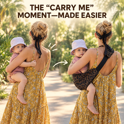 👶 “Carry Me” Toddler Hip Carrier – Quick & Compact Assisted Carry for Tired Little Legs