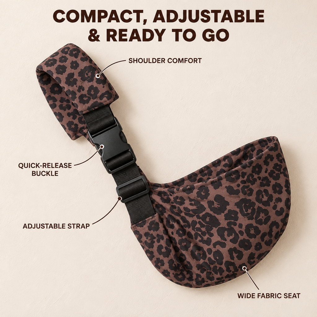 👶 “Carry Me” Toddler Hip Carrier – Quick & Compact Assisted Carry for Tired Little Legs