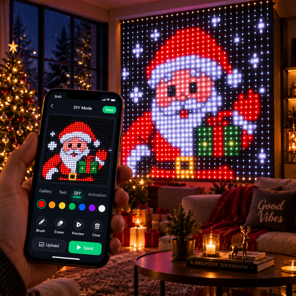 Smart LED Curtain Lights🎄