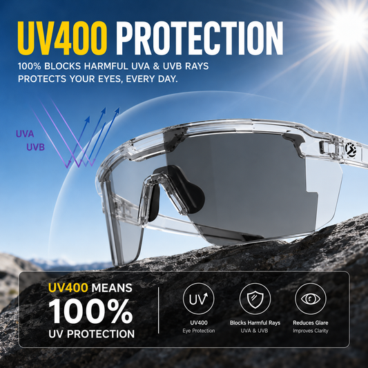 UV400 ☀️ Photochromic Sports Sunglasses for Hiking & Cycling 🕶️⚡