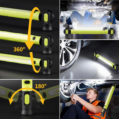 👨‍🔧【Father's Day Gift】🔧BougeRV Under Hood Light Bar – 3000LM Magnetic LED, 5200mAh Cordless, for Mechanic & Garage