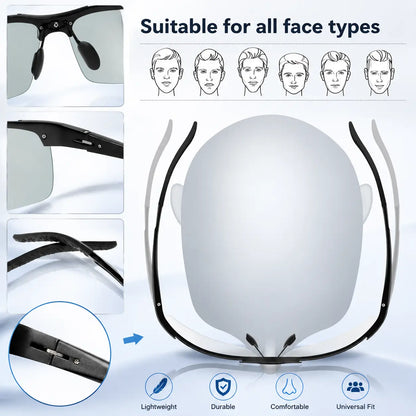 👓Summervibes Fashion Sunglasses,   Unisex Polarized UV400 Anti Blue Light Sun Glasses for Outdoor Use