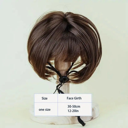 🐶🐱 Funny Pet Costume Wig Headband, for Small Dogs & Cats, Perfect Holiday Photo Props Pet Gift