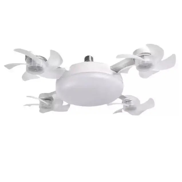 DealsForYouDays 2-in-1 Drone Fan Light, Silent LED Ceiling Fan with Remote, Energy Saving Lamp for Bedroom Kitchen Rental
