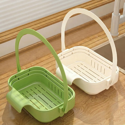 🧺Foldable Hanging Sink Drain Basket