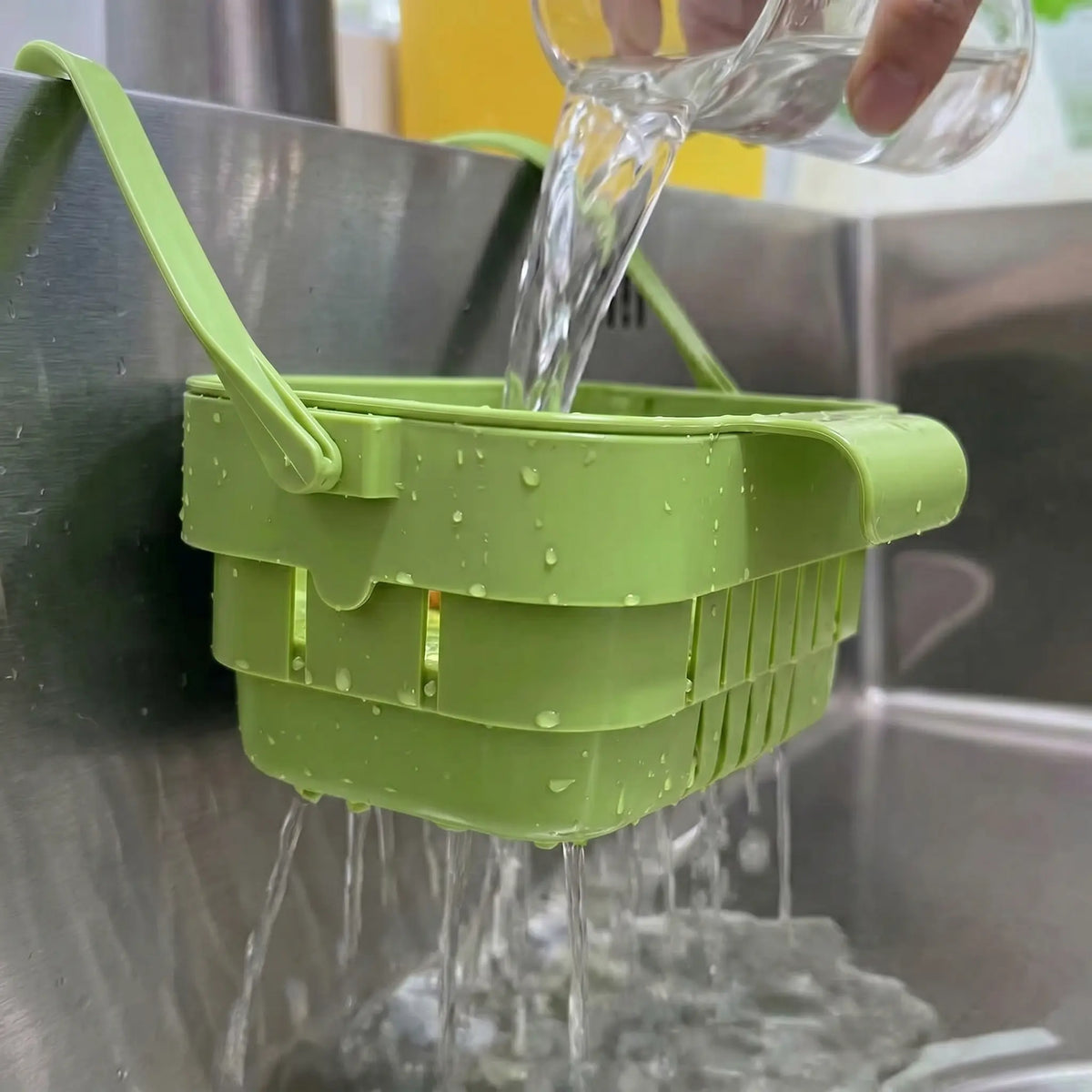 🧺Foldable Hanging Sink Drain Basket