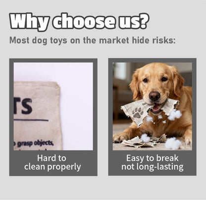 🐶 Crinkle Newspaper Dog Chew Toy, Washable Safe Teeth Cleaning Toy