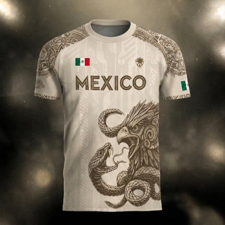 🦅 2026 Mexico Burgundy Sports T-Shirt