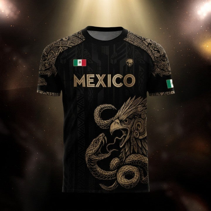 🦅 2026 Mexico Burgundy Sports T-Shirt