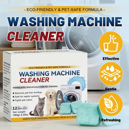 12-Pack Eco-Friendly Washing Machine Cleaner Tablets