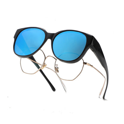 Fit-Over Prescription Sunglasses – Oversized UV400 Protective Sunglasses for Eyeglass Wearers