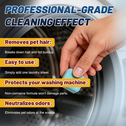 12-Pack Eco-Friendly Washing Machine Cleaner Tablets