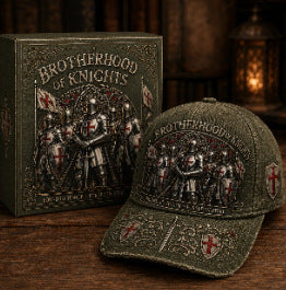 ⚡ Bound By Honor Forged In Steel – Knights Templar Cap