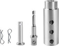 GJANSH Trailer Jack Drill Adapter – Heavy Duty RV Trailer Jack Adapter for 1-Inch Drive Shaft & 1/2-Inch Drill Socket, Compatible with Turbo & EZ Crank, Perfect for RVs, Dump Trailers, Camper Vans & DIY Projects