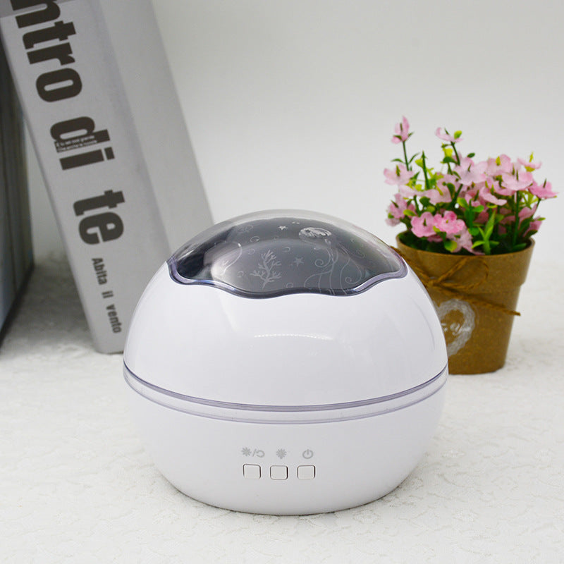 360° Rotating Star Projector Night Light – USB Galaxy Projection Lamp for Kids & Bedroom Decor